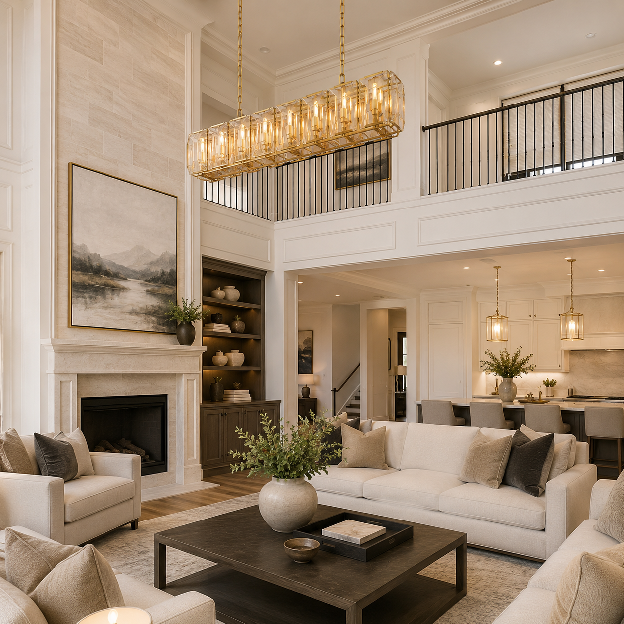 Marlow Crystal Rectangular Chandelier