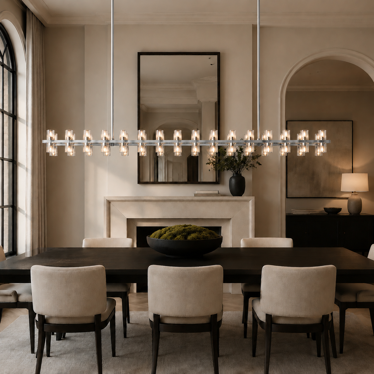 Arcuphoe LED Rectangular Chandelier