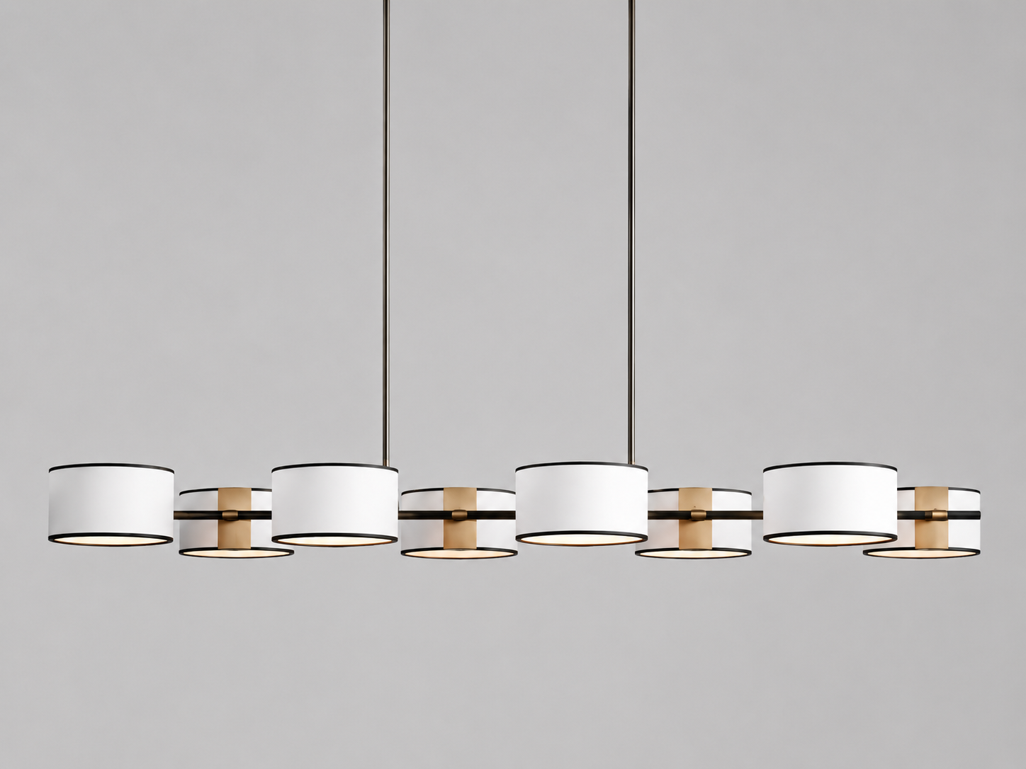 Daphne Fabric Linear Chandelier