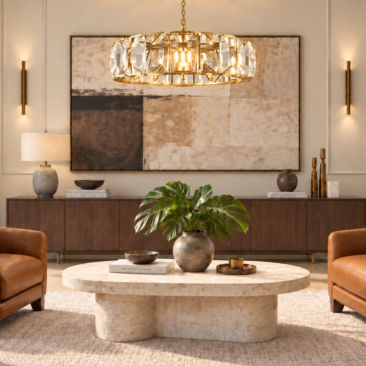 Hadilor Crystal Round Chandelier