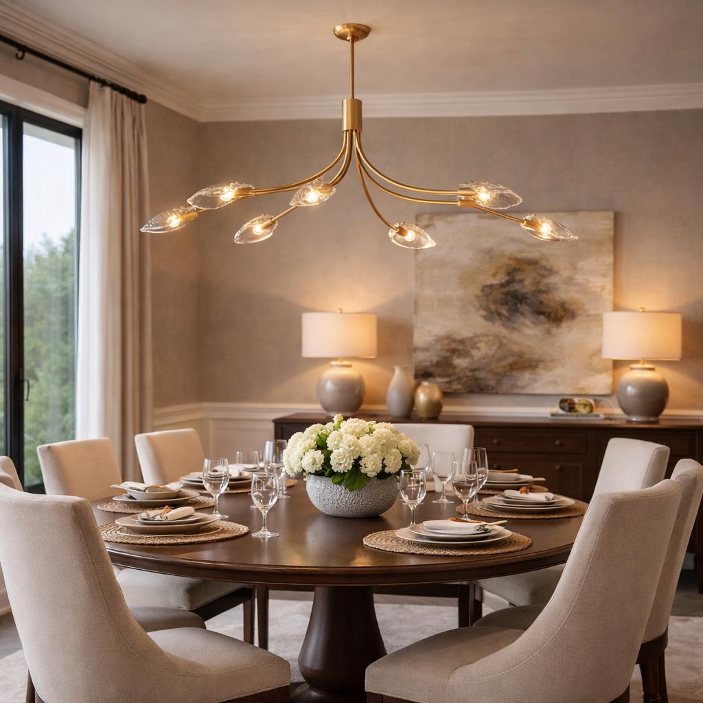 Selis Clear Glass Linear Chandelier