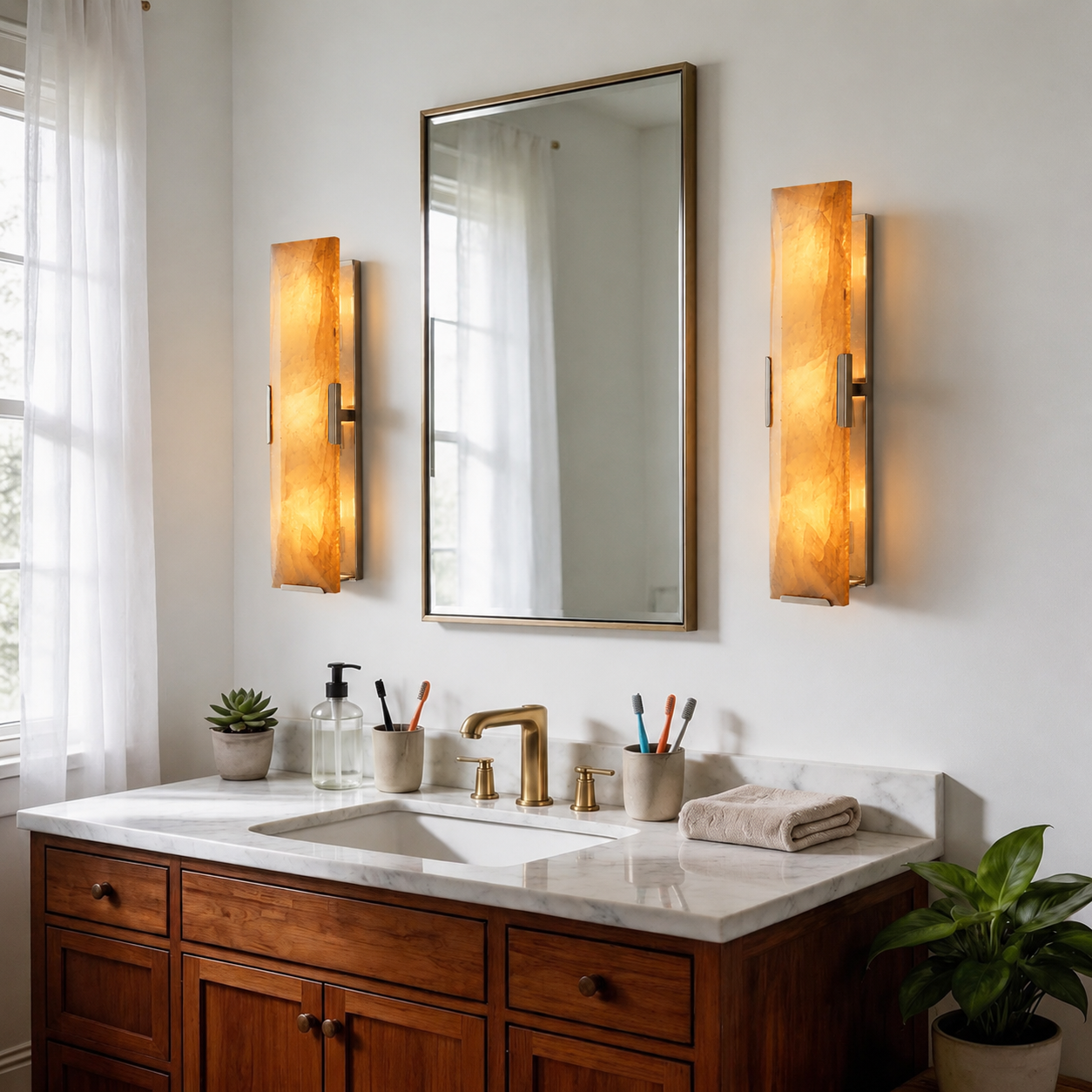 Marlow Calcite Linear Sconce