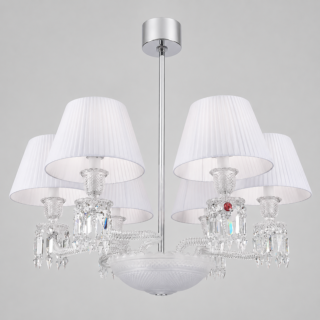 Crystal-lighting-with-lampshades