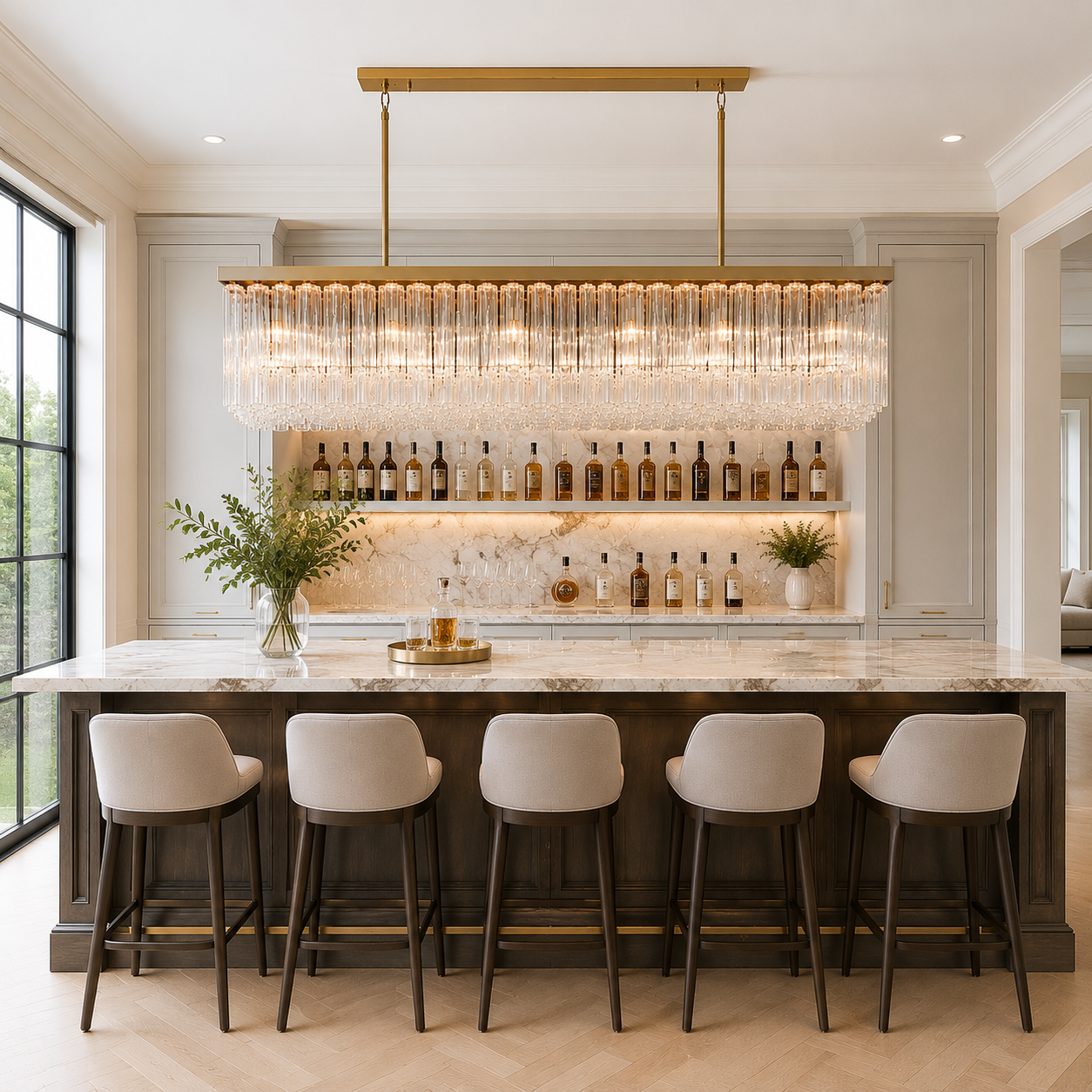 Cirbos Rectangular Chandelier