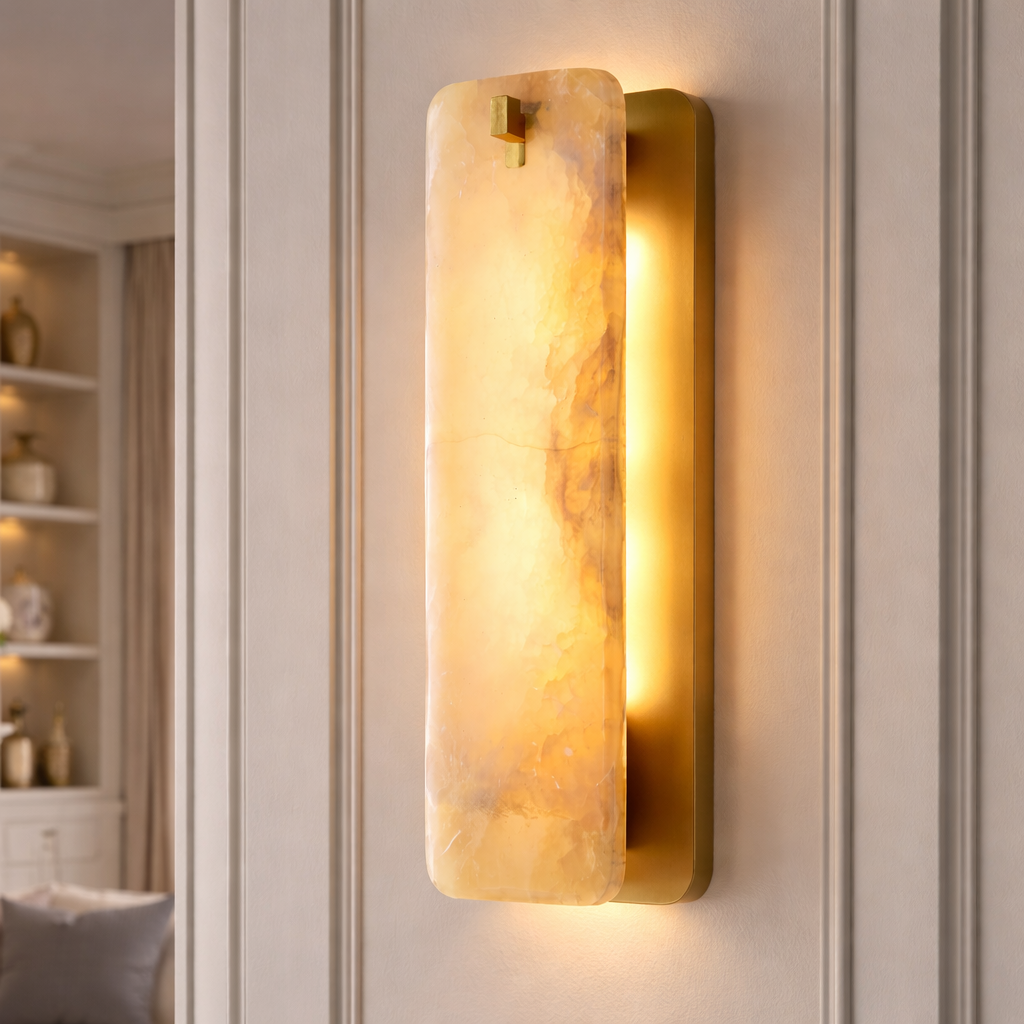 Calametta Onyx Sconce
