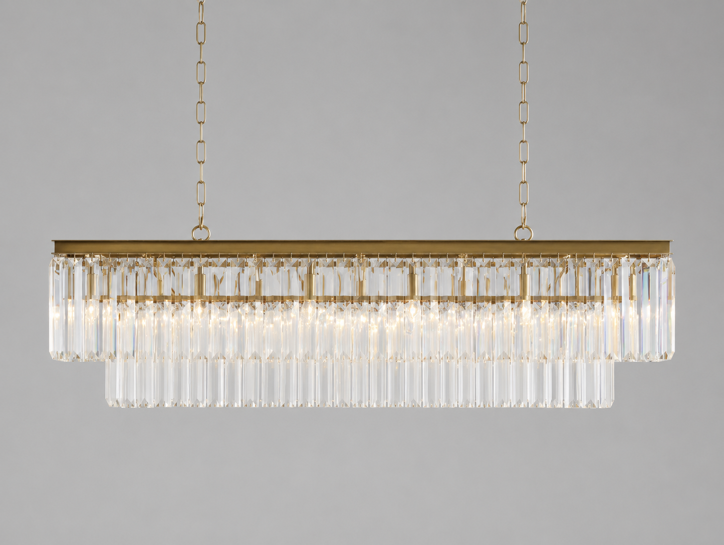 Leyland Tiered Rectangular Chandelier