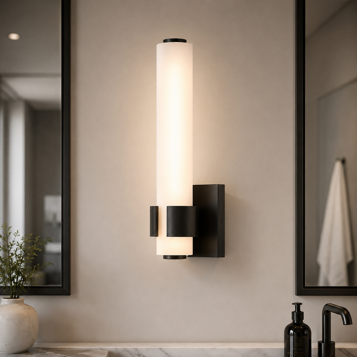 Eiden 14" Tall Integrated LED Bathroom Sconce