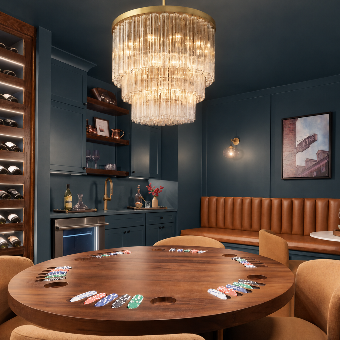 Cirbos Three-Tier Round Chandelier