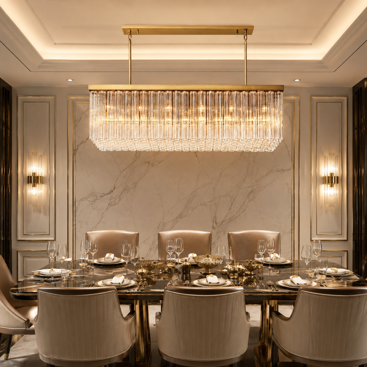 Cirbos Rectangular Chandelier