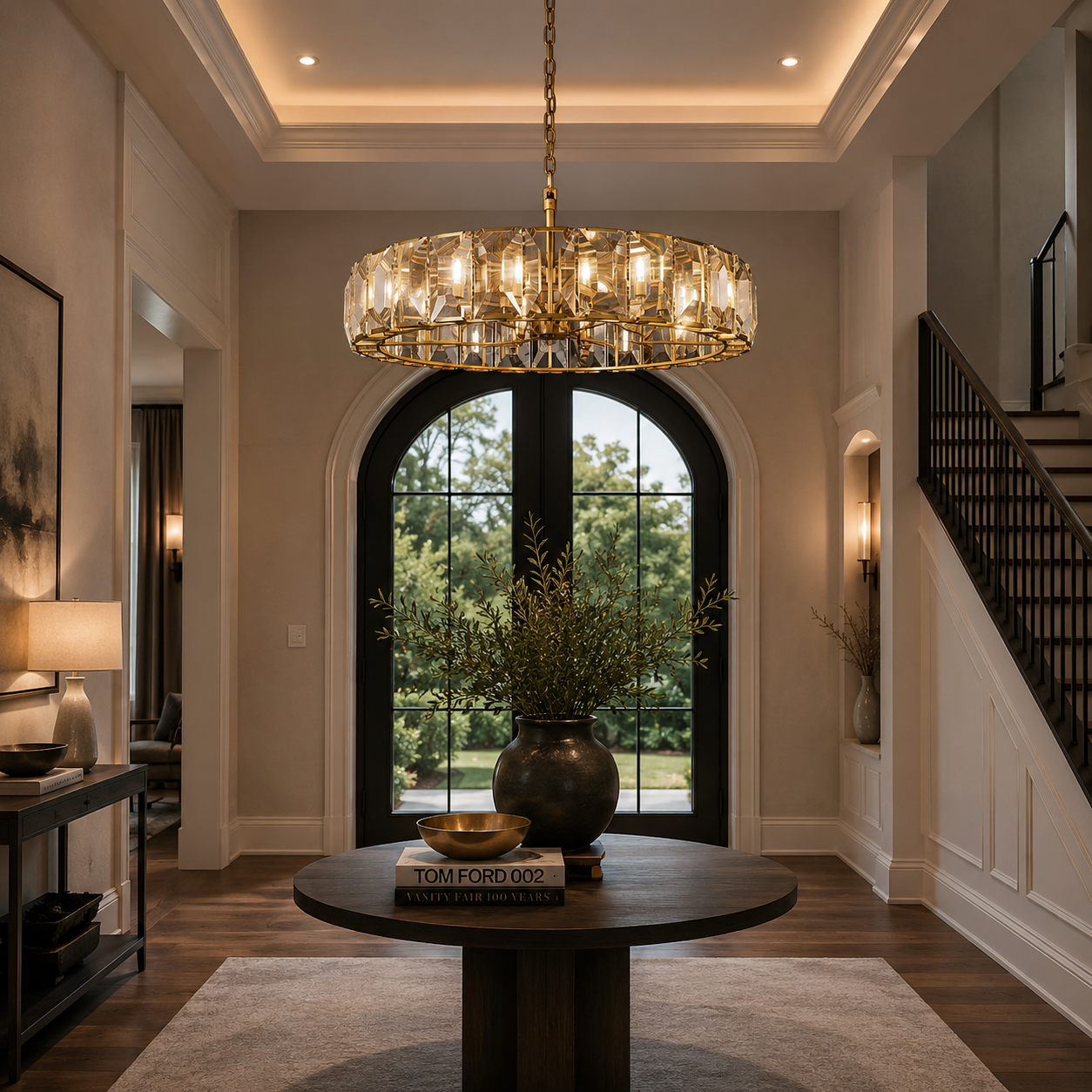 Marlow Crystal Round Chandelier