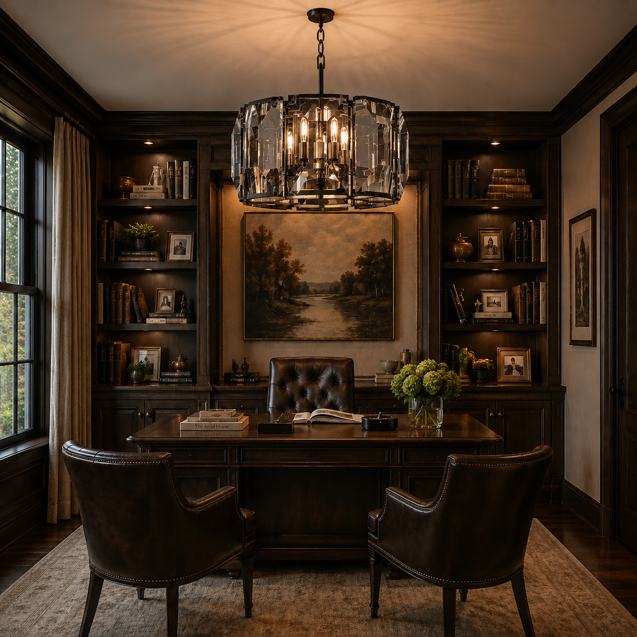 Marlow Crystal Round Chandelier