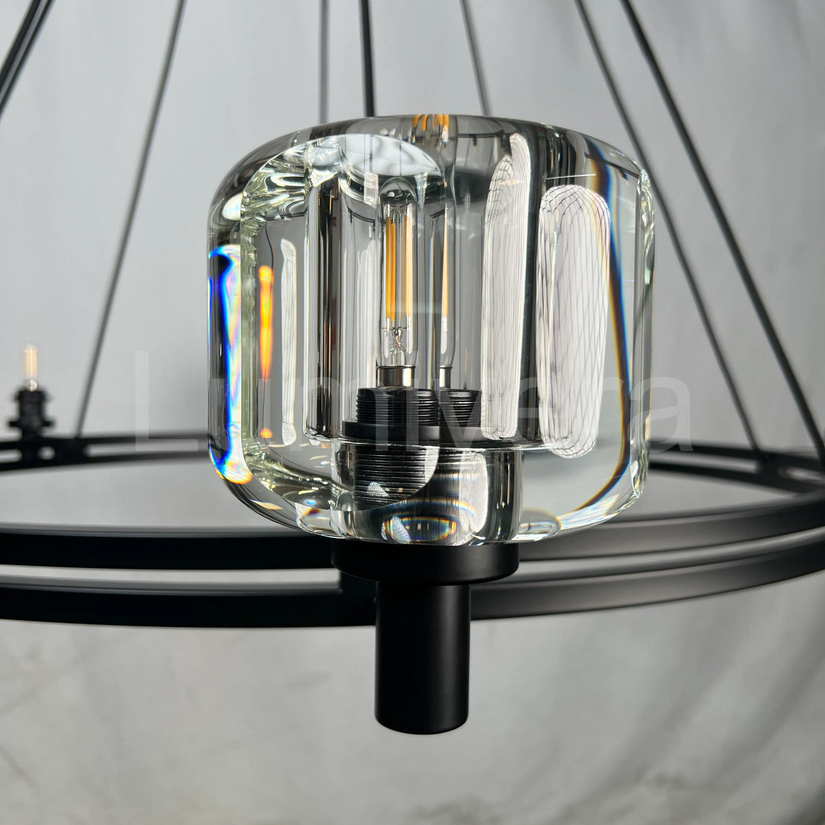 Demored Round Chandelier