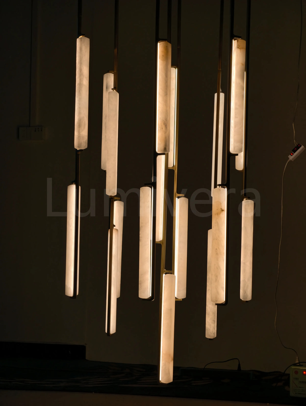 Audocon Alabaster Round Chandelier