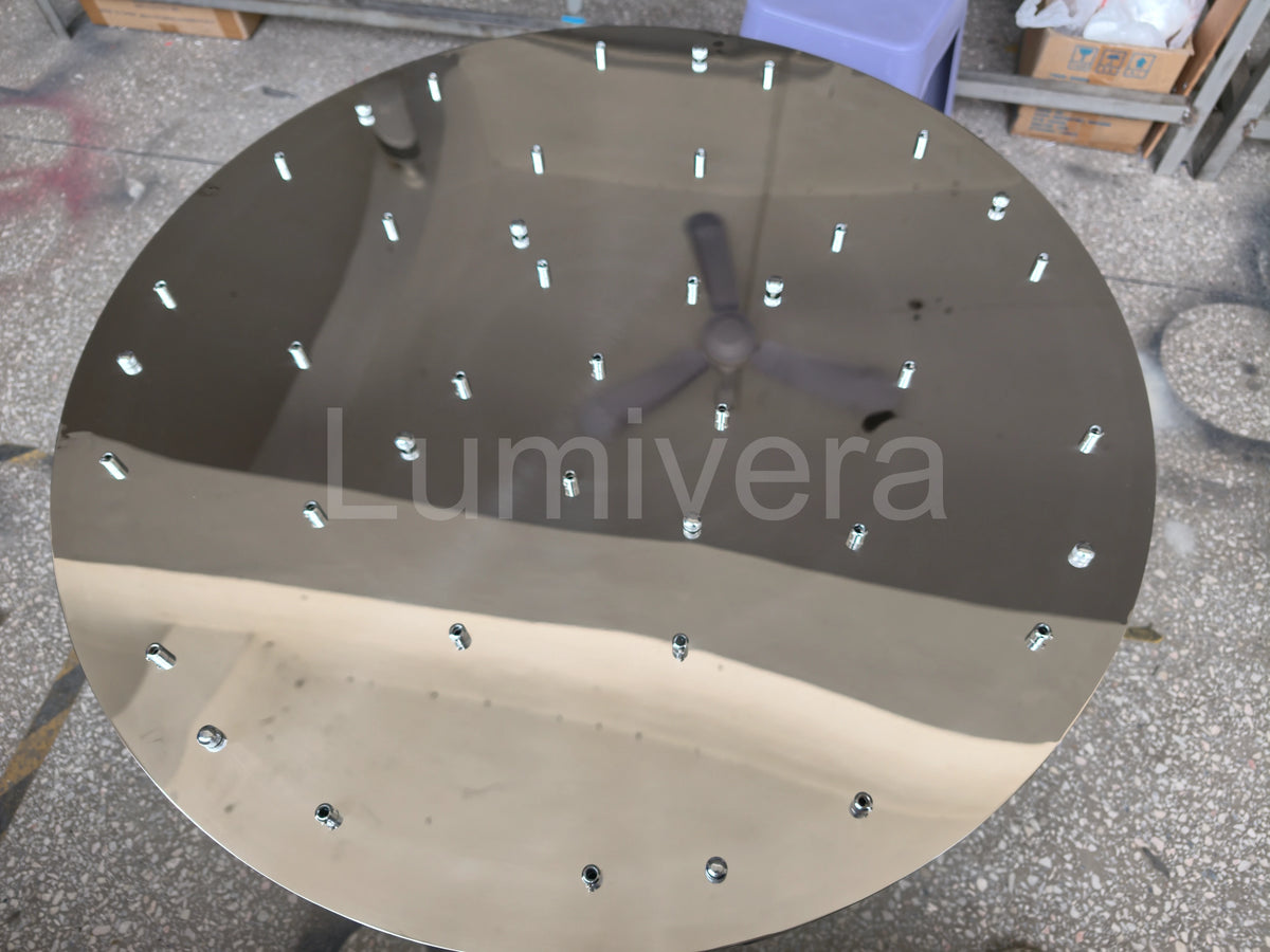Beyle di Cristal Round Cluster Chandelier