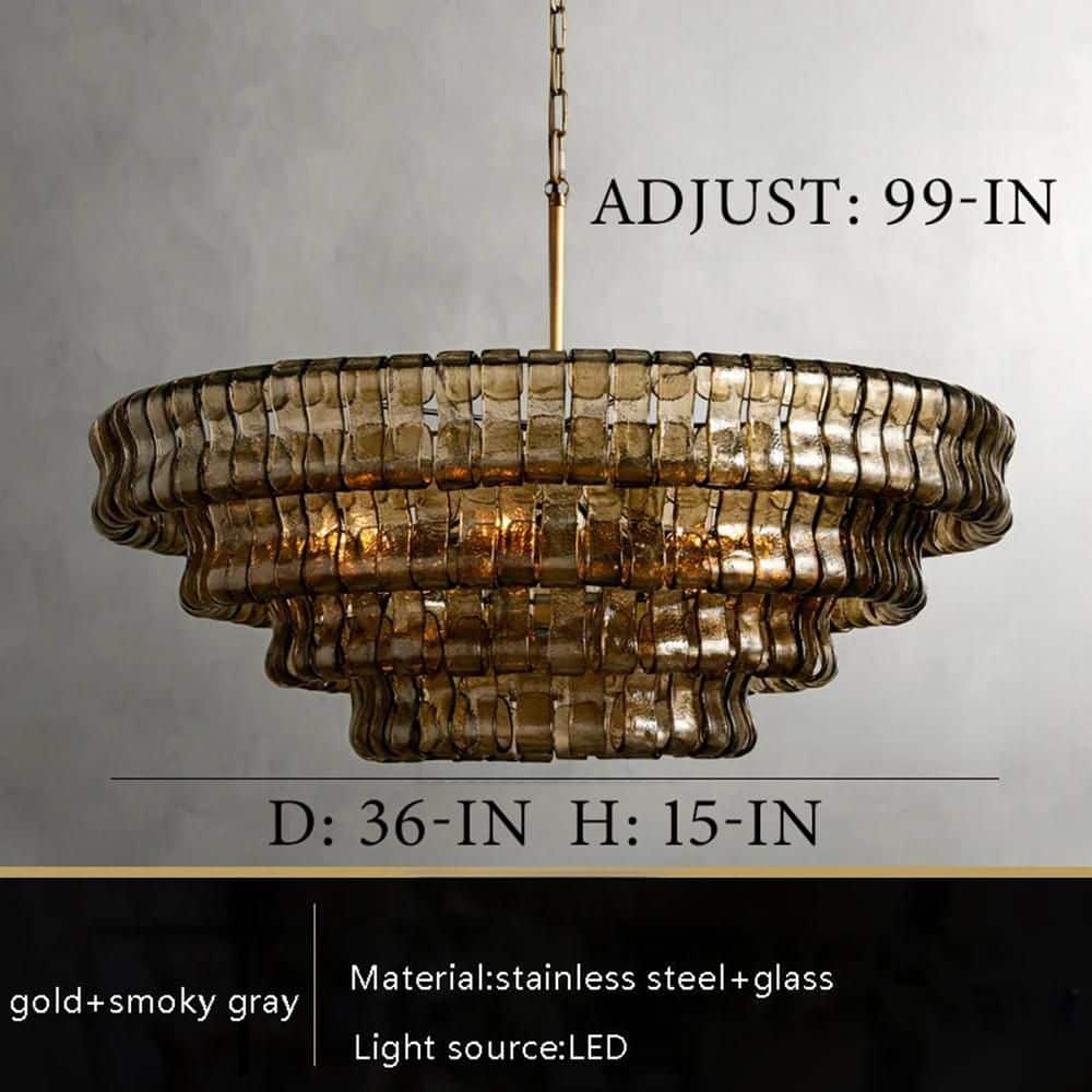 Ghiaccio Round Chandelier