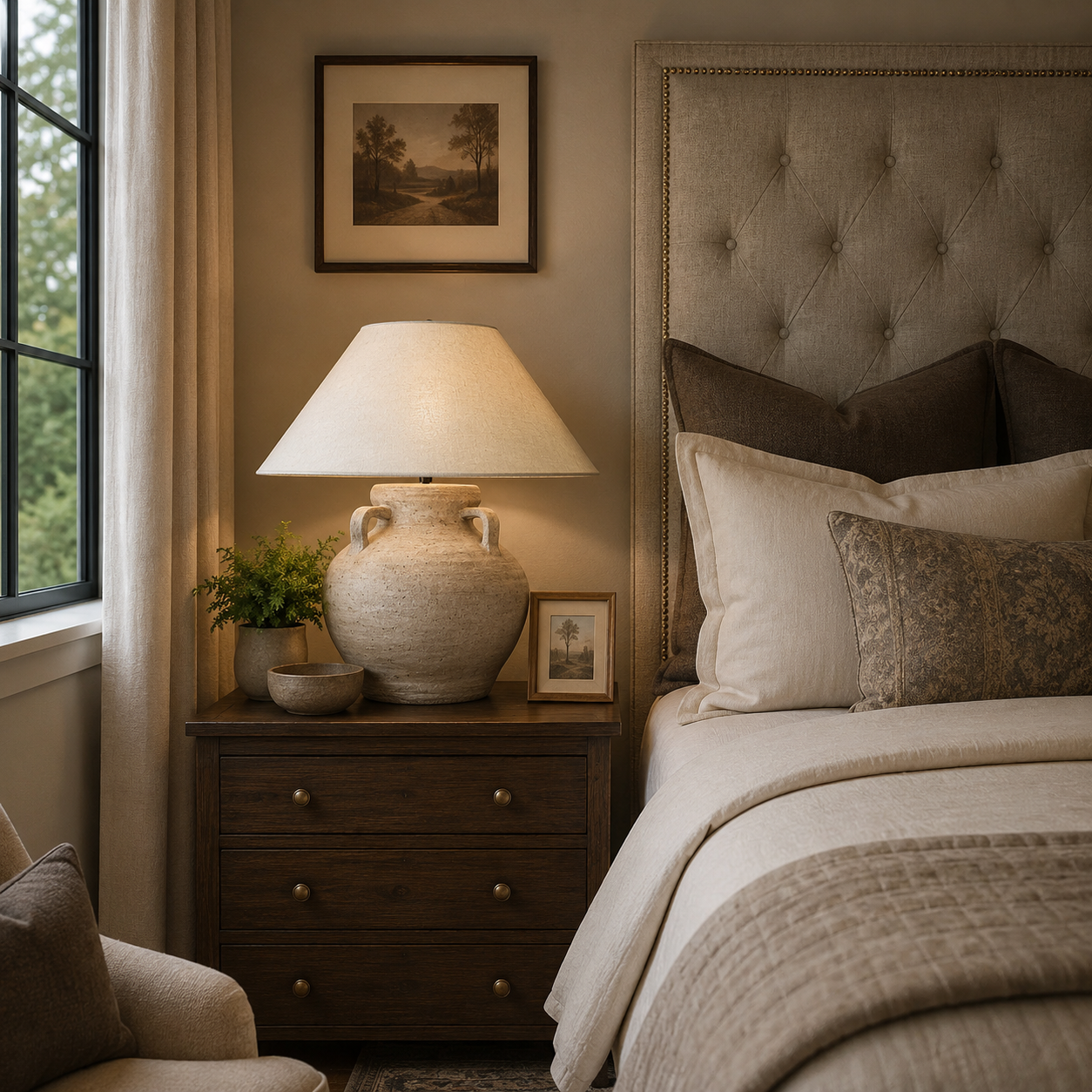 Terray Cotta Chinese Jar Table Lamp