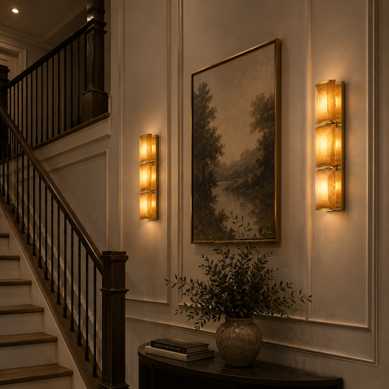 Marlow Calcite Triple Sconce