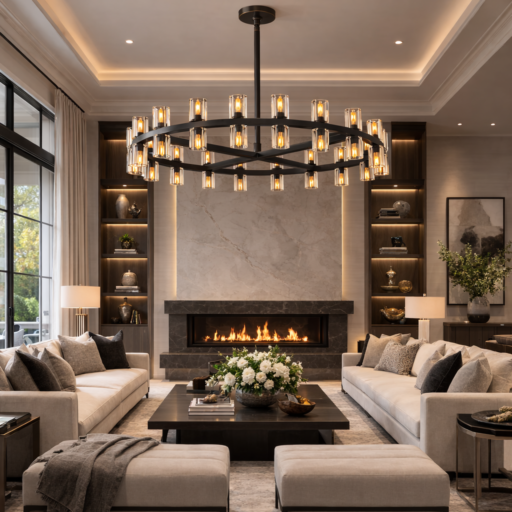 Arcachoe Led Round Chandelier