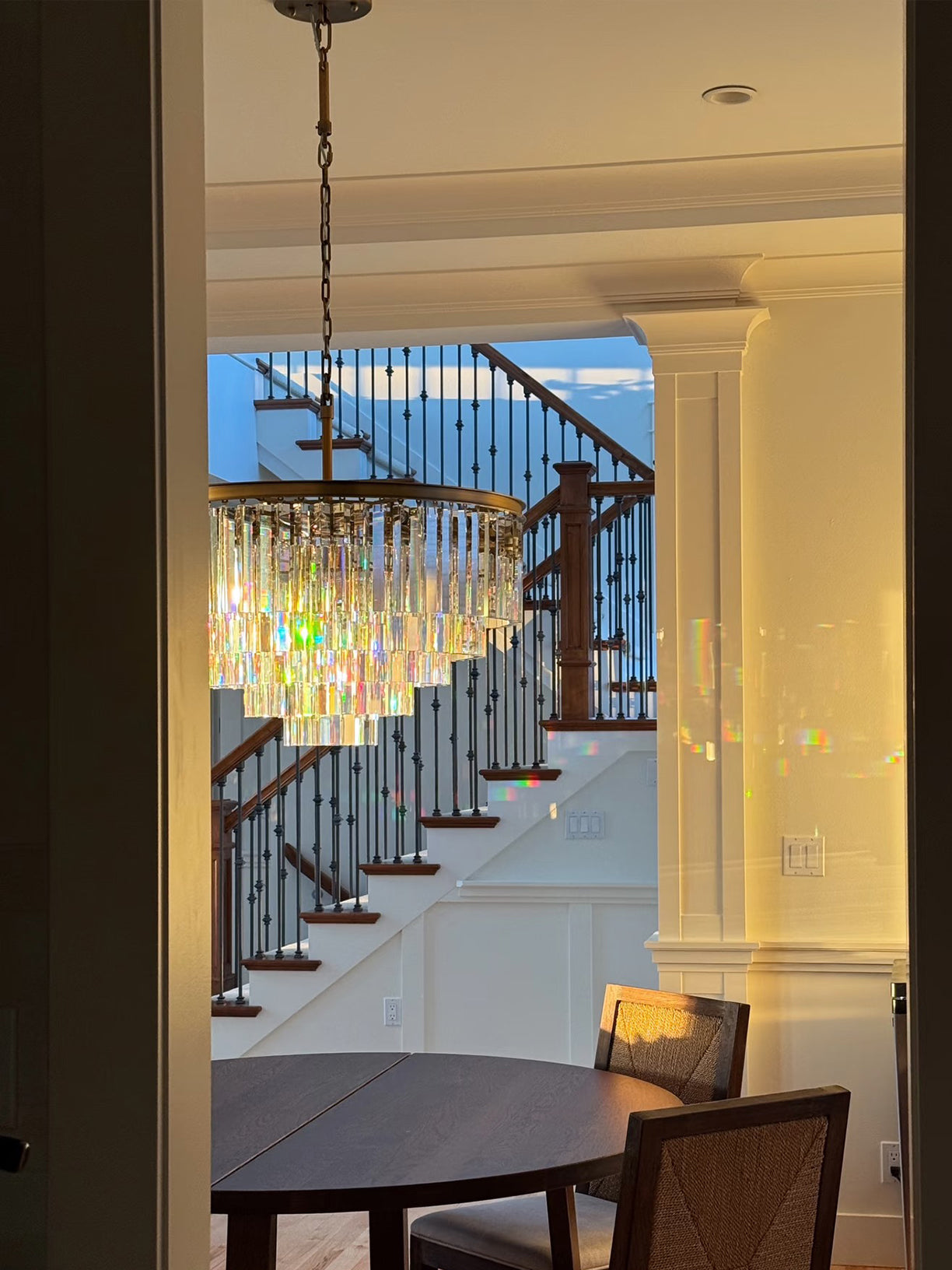 1920s Odeen Round Chandelier