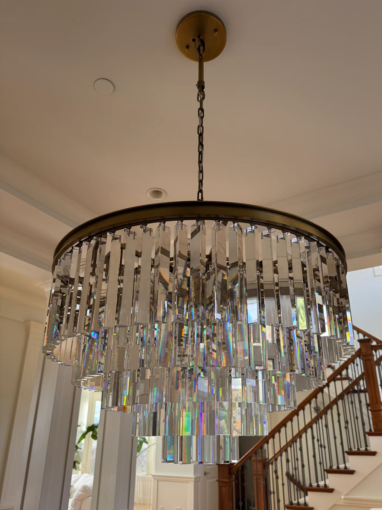 1920s Odeen Round Chandelier