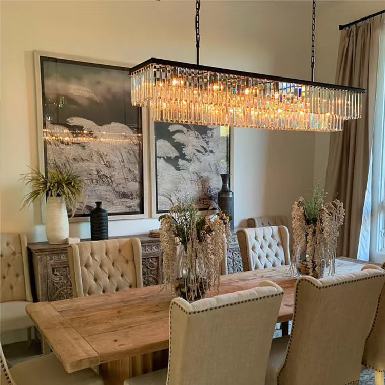 1920S Odeen Rectangular Chandelier