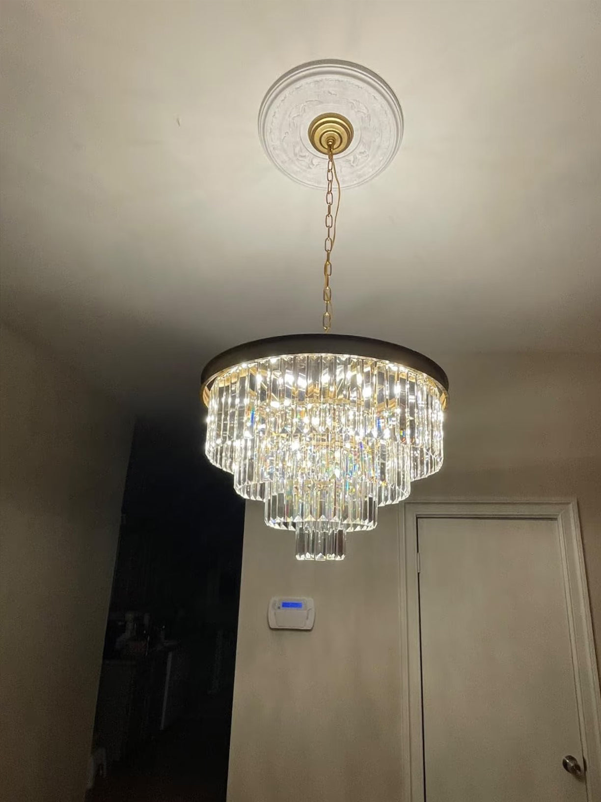 1920s Odeen Round Chandelier