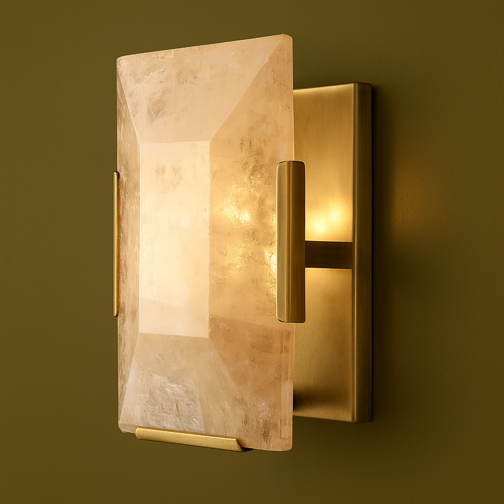 MARLOW CALCITE LINEAR SCONCE
