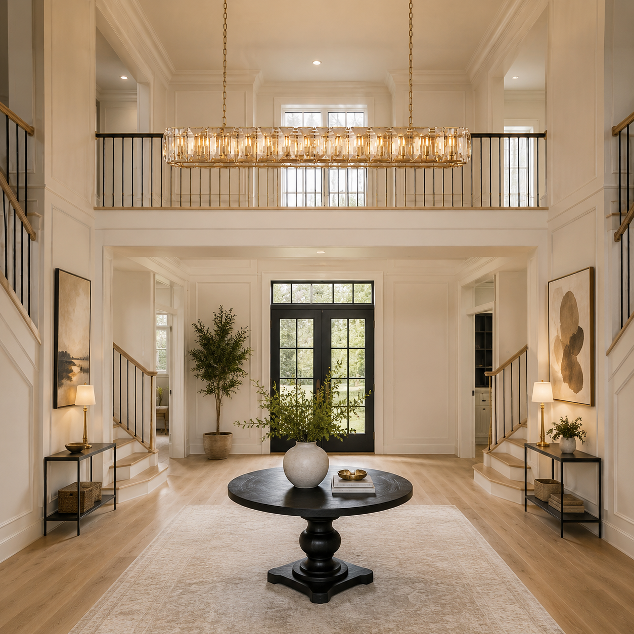 Marlow Crystal Rectangular Chandelier