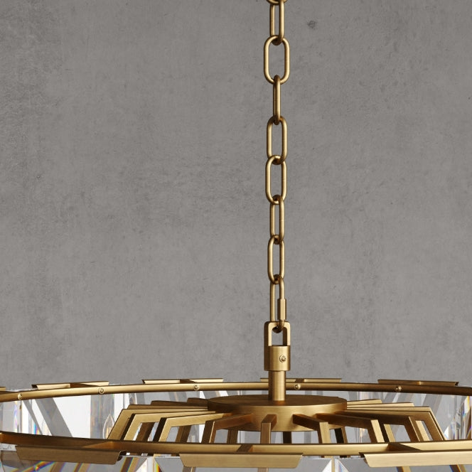 MARLOW CRYSTAL ROUND CHANDELIER 43"