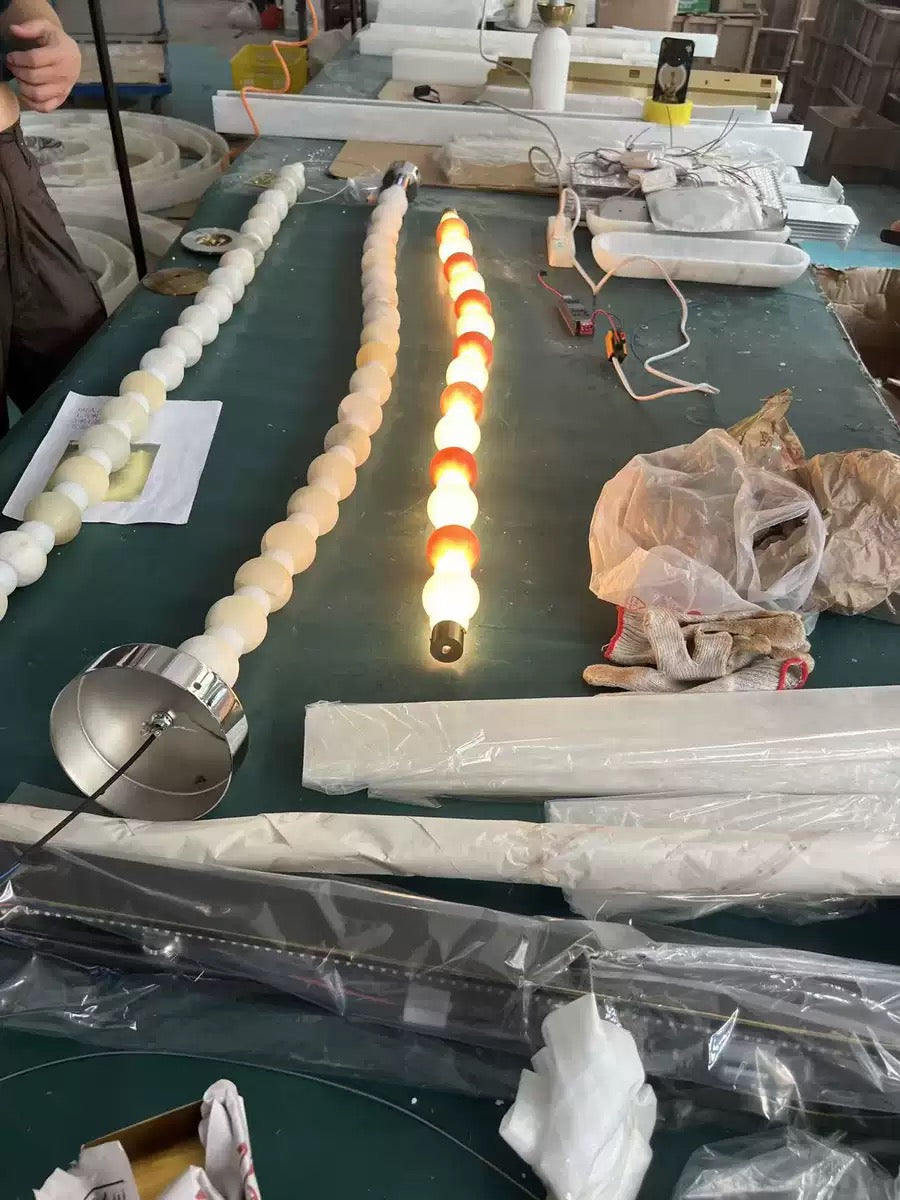 X-Pearl Necklace Chandelier