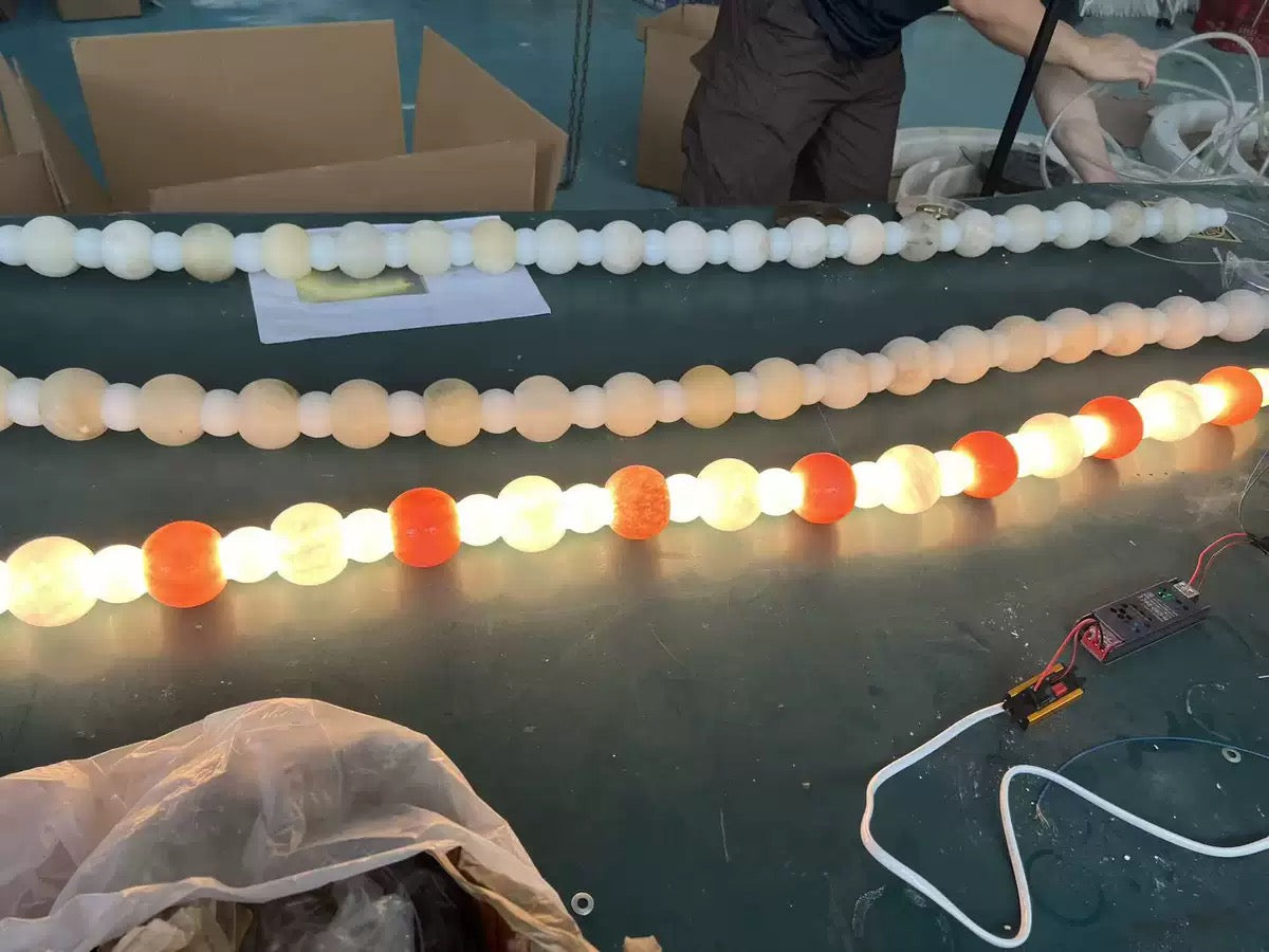 X-Pearl Necklace Chandelier