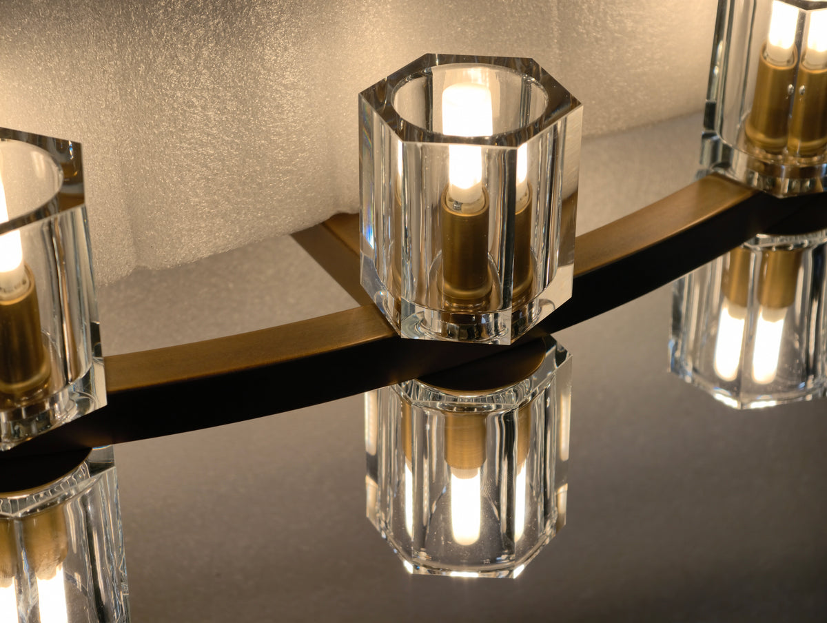 Arcuphoe Led Round Chandelier