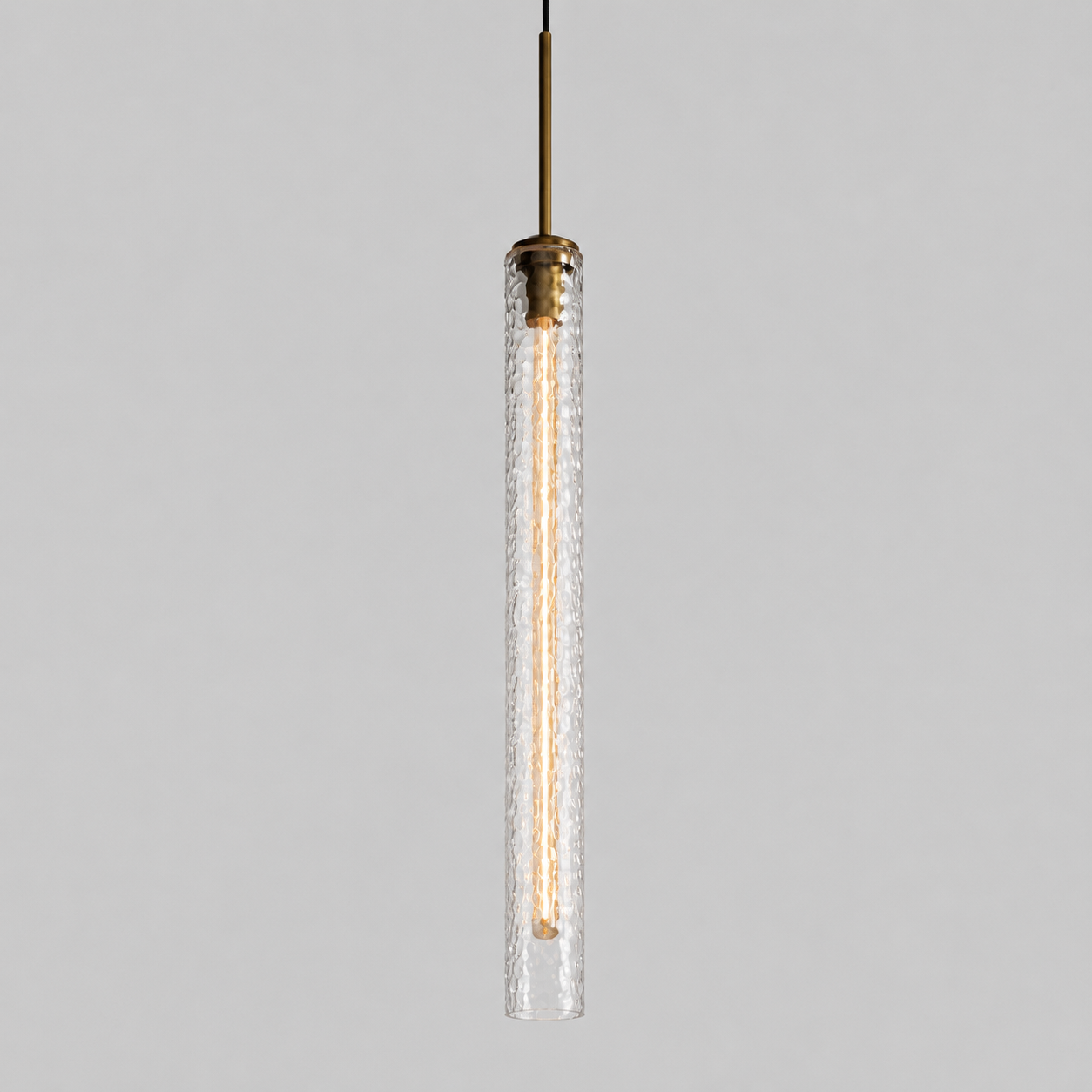 Colleena Hammered Glass Pendant