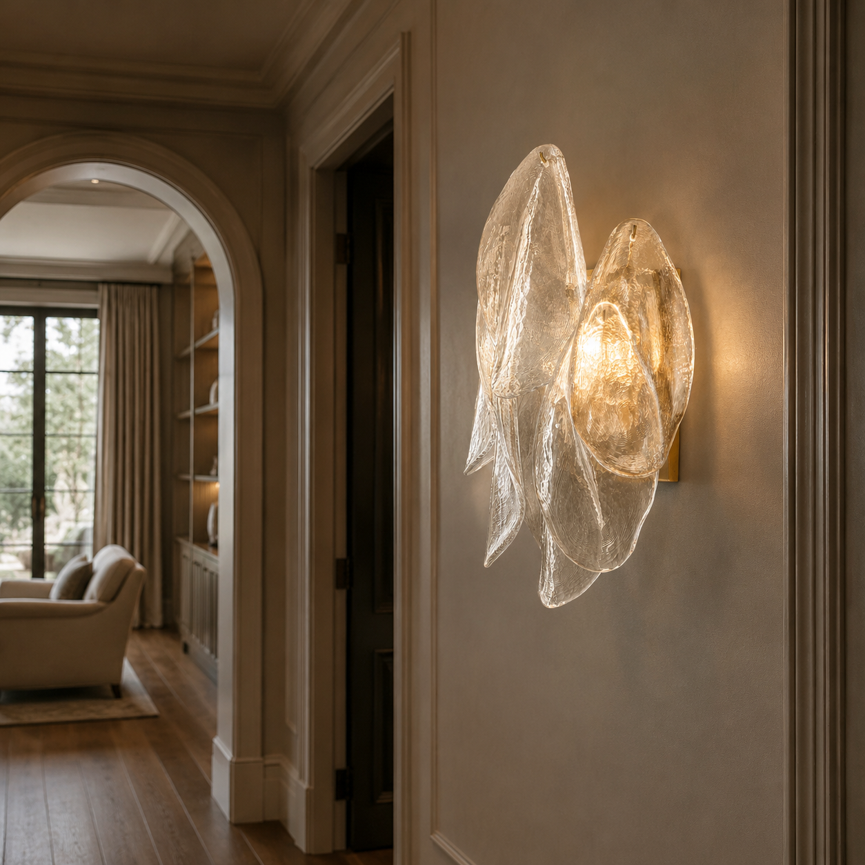 Petaly Glass Sconce