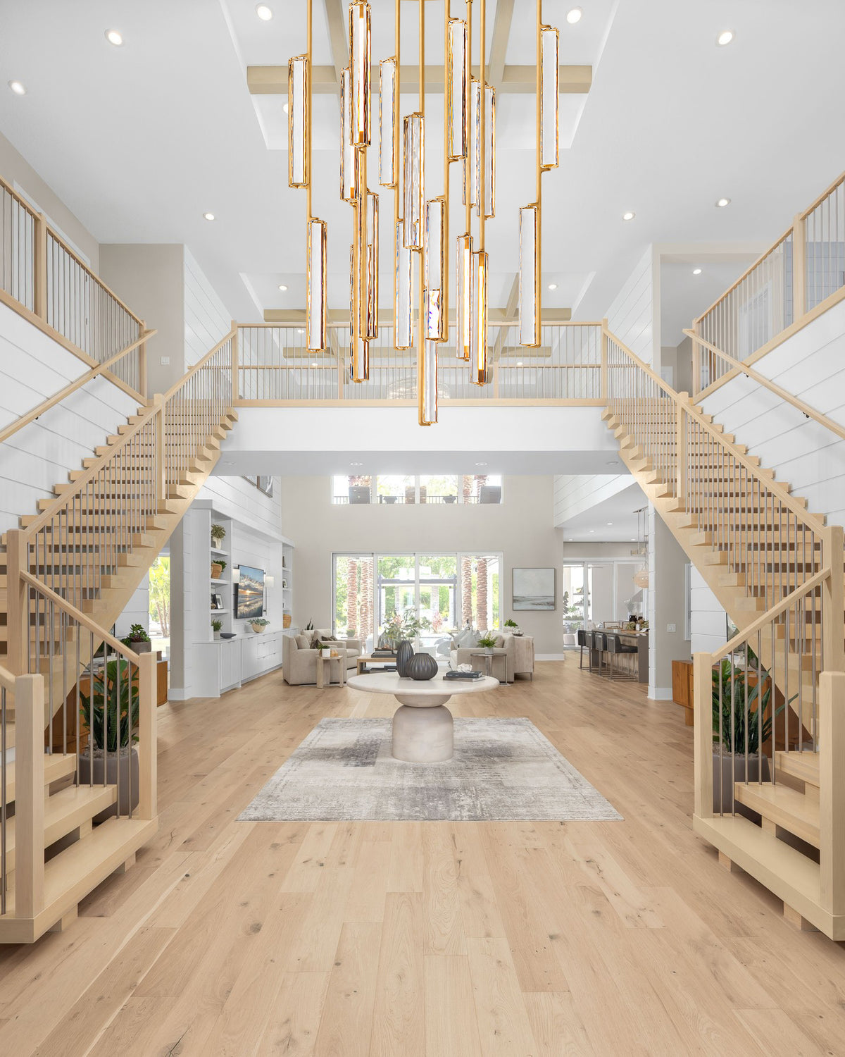 Audocon Crystal Round Chandelier