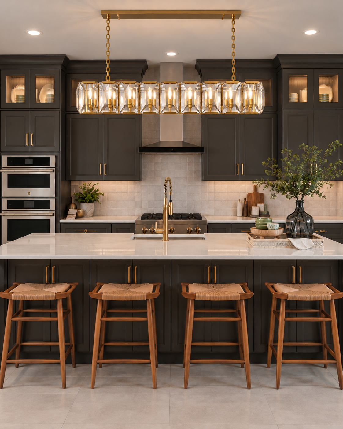 Hadilor Crystal Rectangular Chandelier