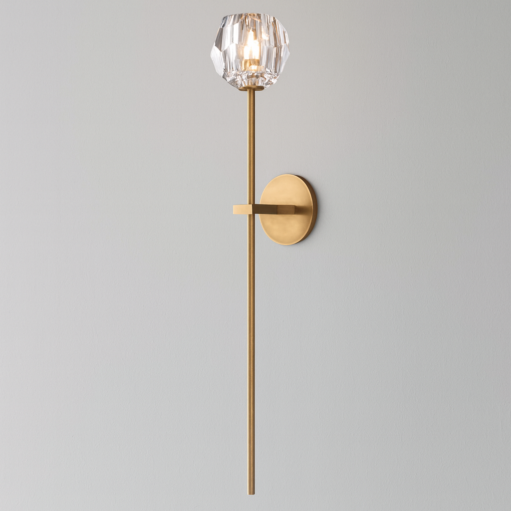 Boule do Cristal Clear Glass Grand Sconce
