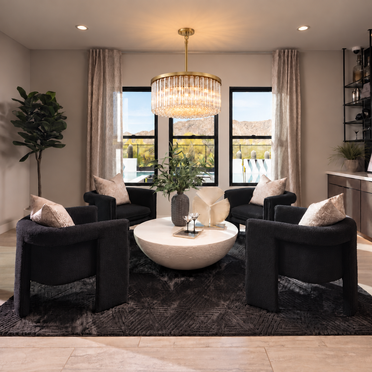 Cirbos Round Chandelier