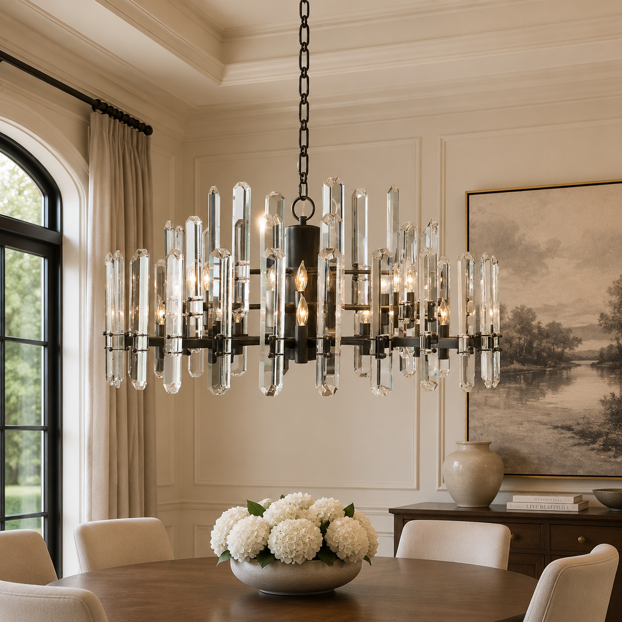 Bororence Round Chandelier