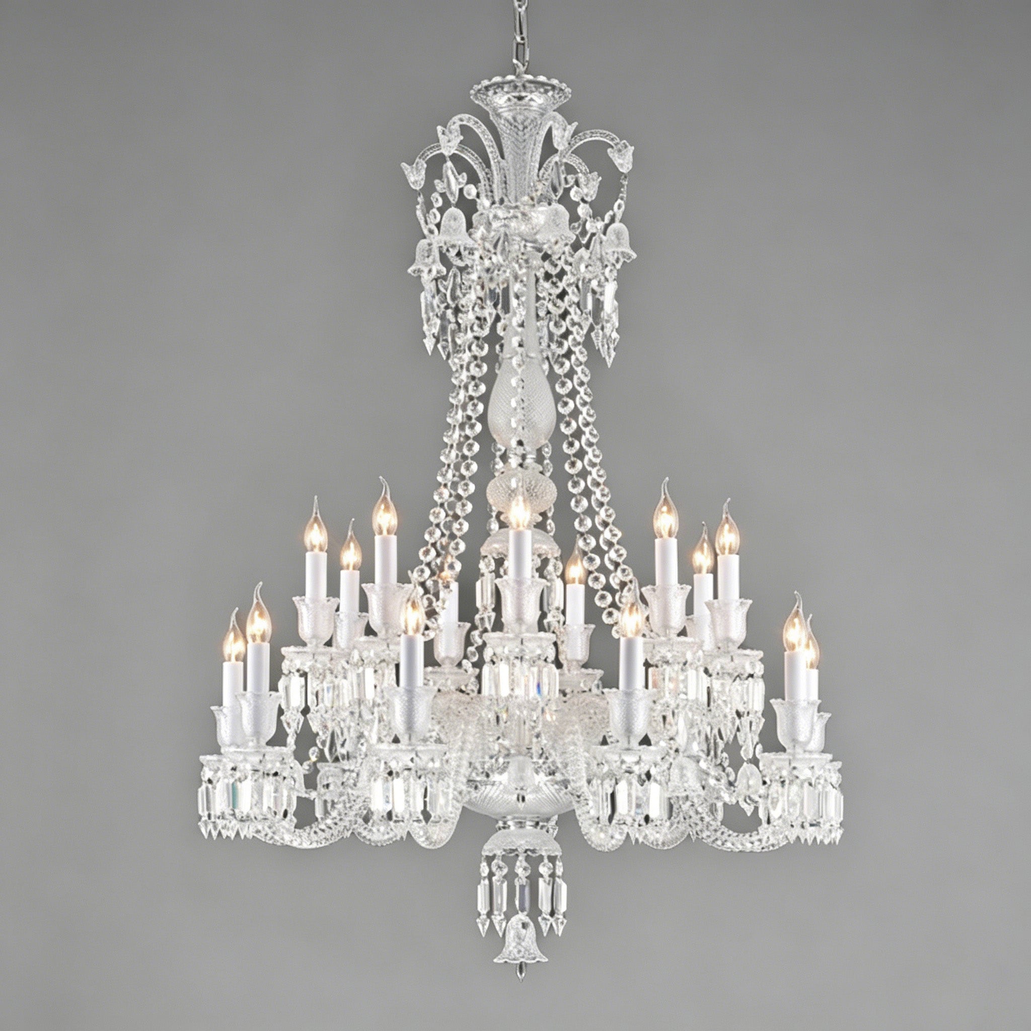 Long Neck  Crystal Chandelier
