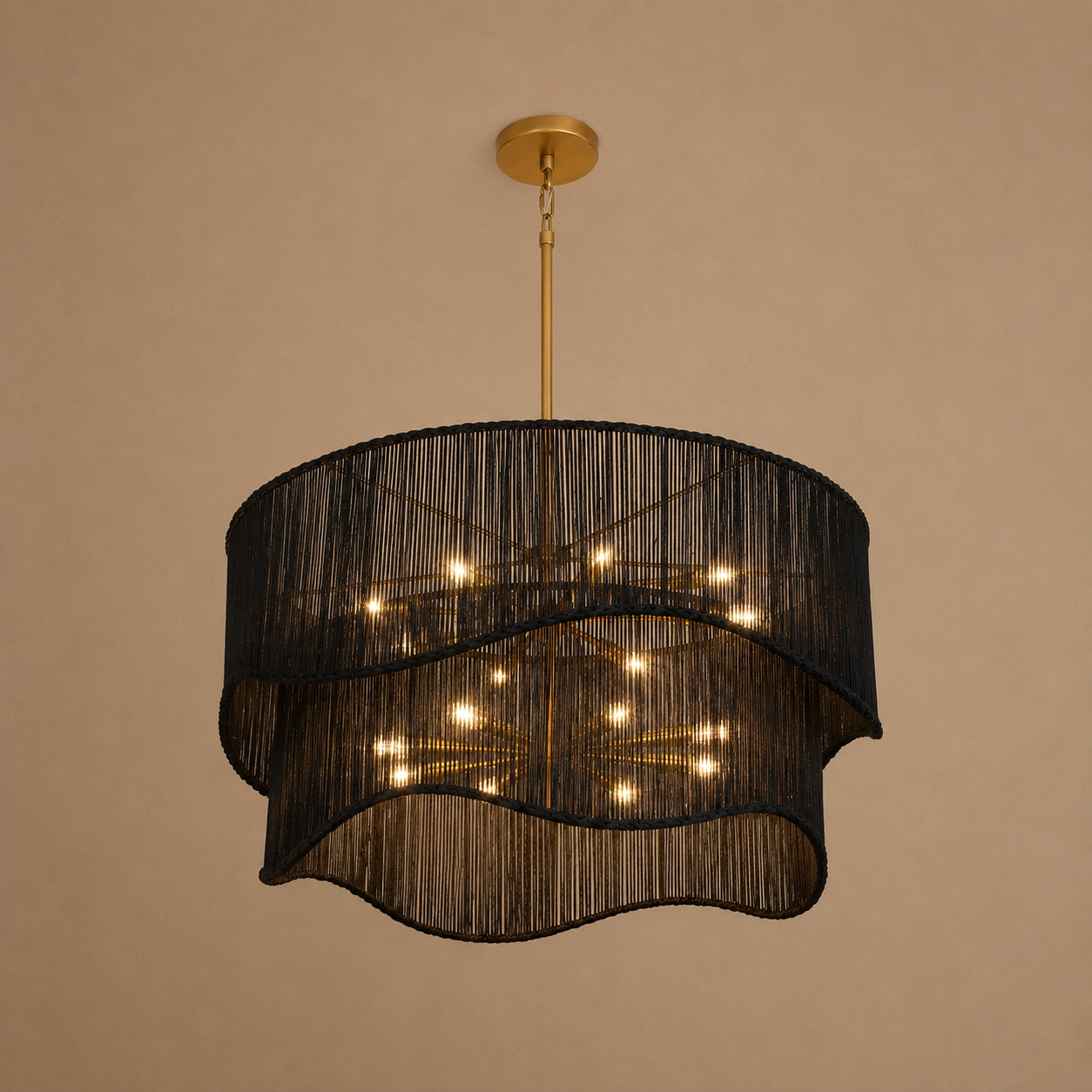 Nayeli Rattan Chandelier