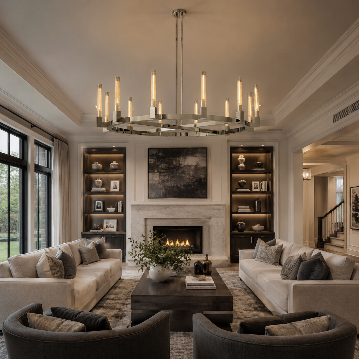 Bannele Round Chandelier