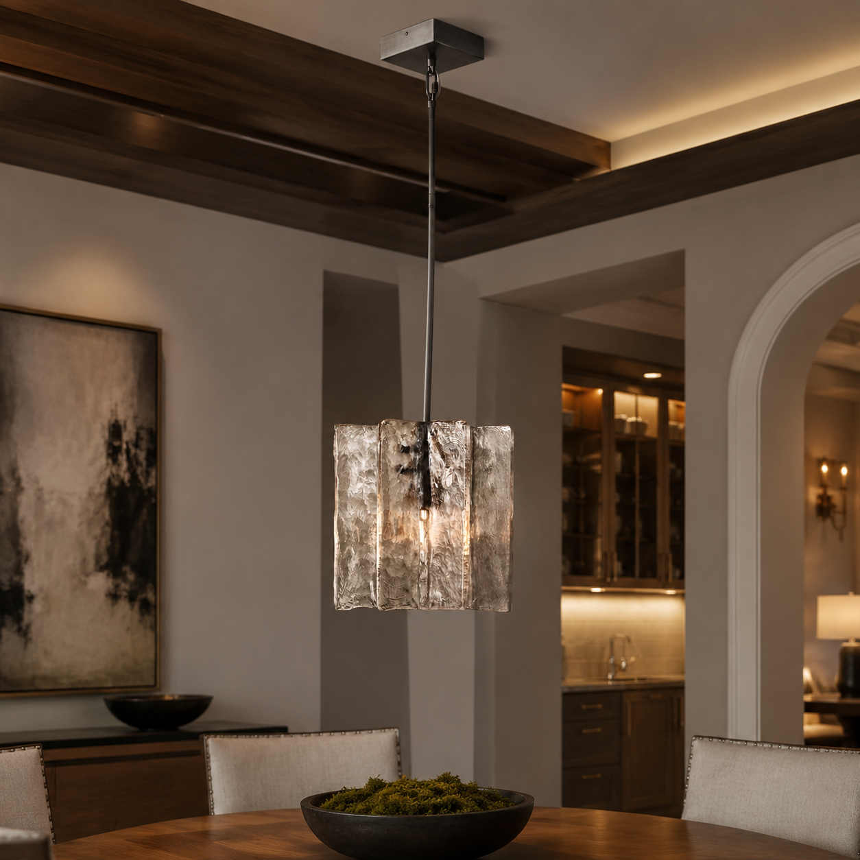 Lattica Glass Pendant Light