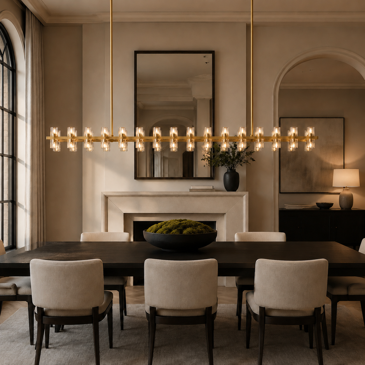 Arcuphoe LED Rectangular Chandelier