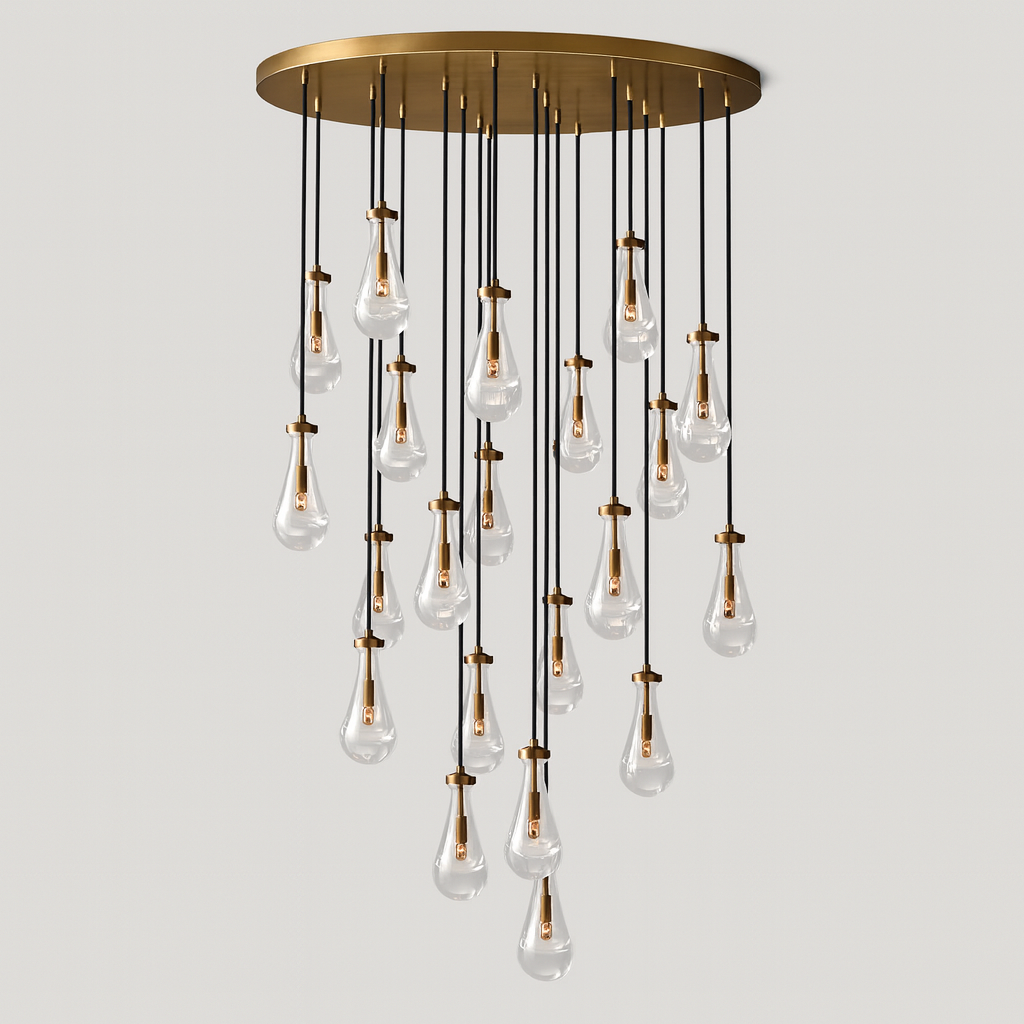 Rainy Round Chandelier