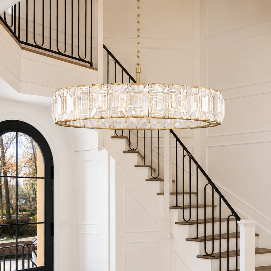 Hadilor Crystal Round Chandelier