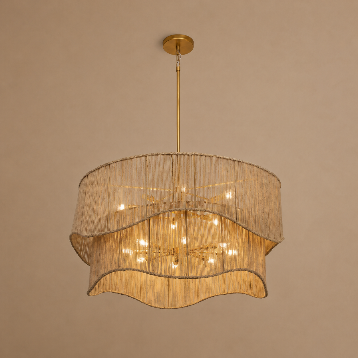 Nayeli Rattan Chandelier