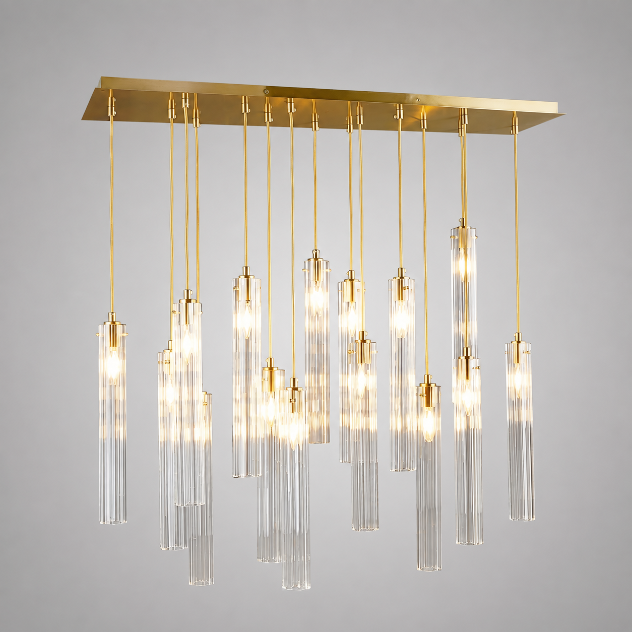 Multi Spot Glass Chandelier