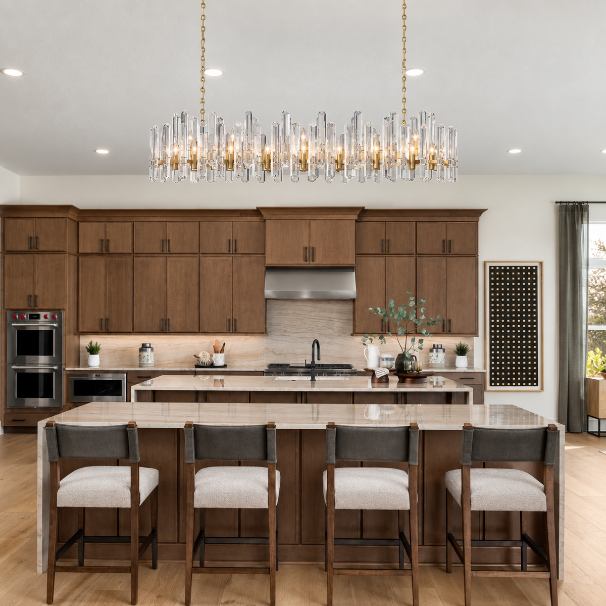 Bororence Linear Chandelier
