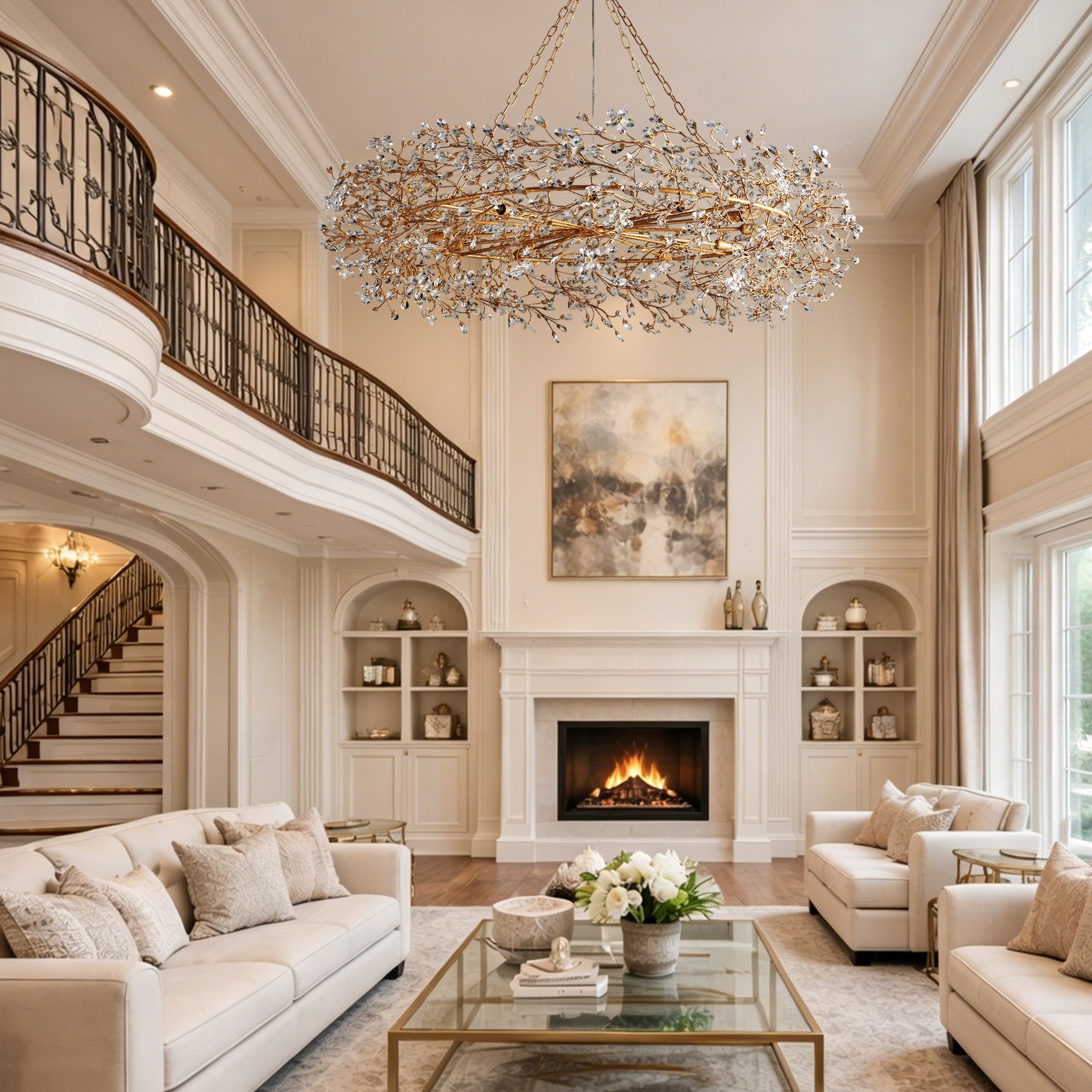 Fiore Crown Chandelier